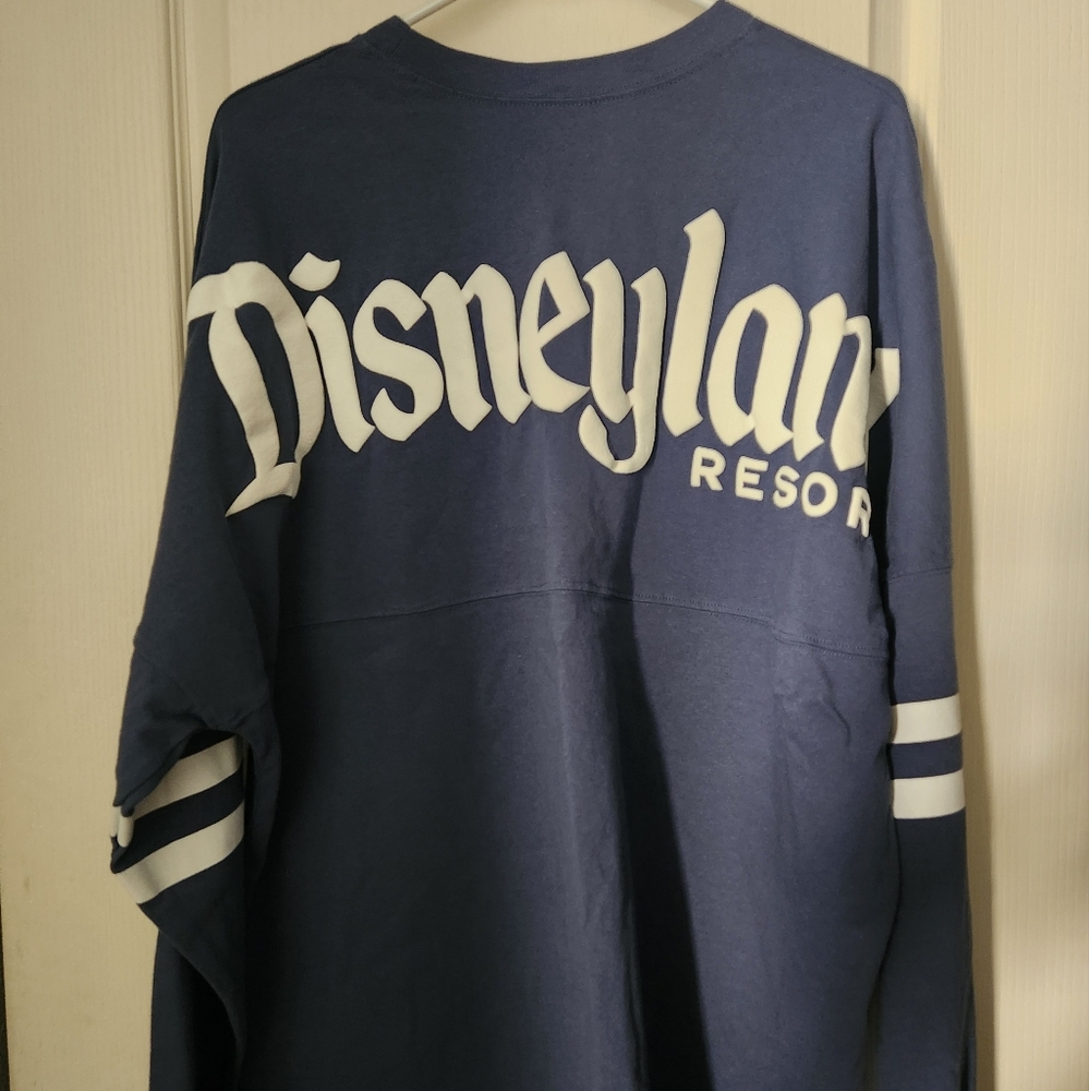 Disney Adult  Disneyland Resorts Spirit Jersey Sweatshirt Embossed